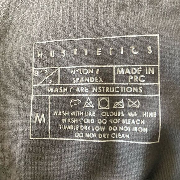 Hustletics Ckay Gray Workout Leggings Size M - Picture 5 of 6